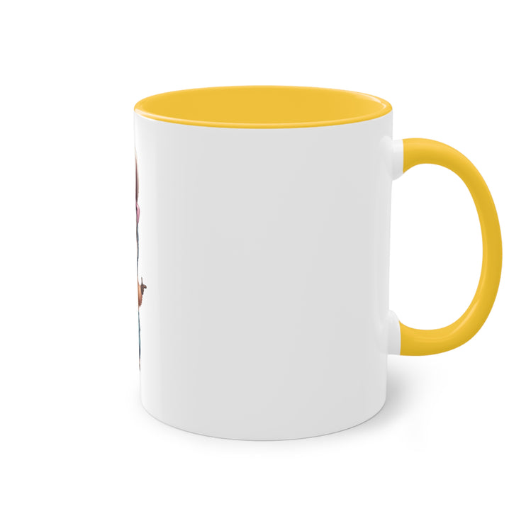 Harmony Two-Tone Coffee Mug: Sip in Style, Revel in Comfort - Rabbit