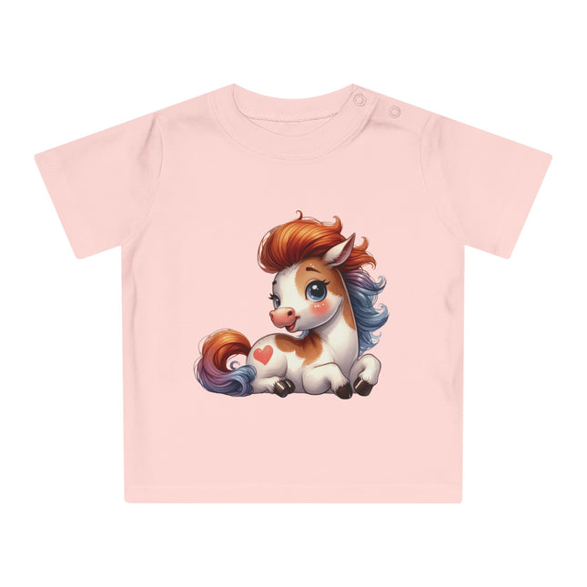 Enchanted Organic Baby Tee: Softness, Style, & Sweetness - Horse