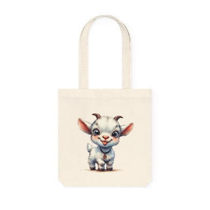 Καμβά sustainstyle Tote Bag: Οικολογική συνειδητή μόδα - Cute baby Goat