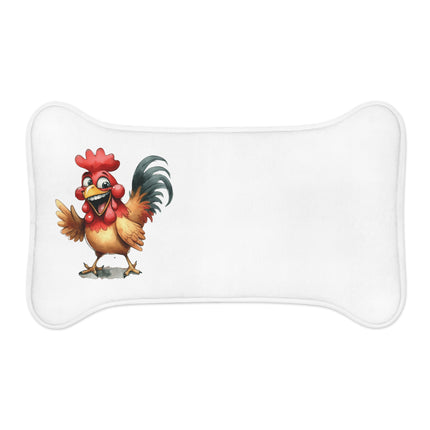 CharmPaws Pet Feeding Mats: Keep Mealtime Mess-Free & Stylish! - Rooster