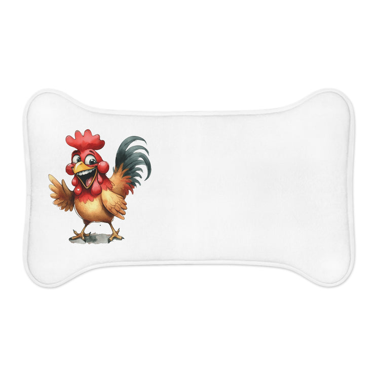 CharmPaws Pet Feeding Mats: Keep Mealtime Mess-Free & Stylish! - Rooster