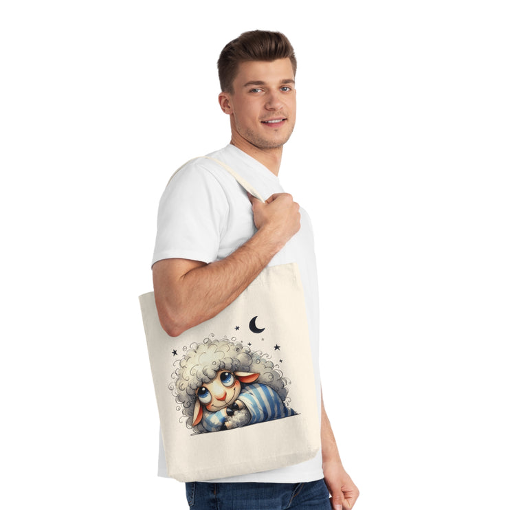 Καμβά sustainstyle Tote Bag: Eco -Conscious Fashion - πρόβατα