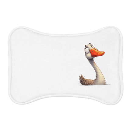 CharmPaws Pet Feeding Mats: Keep Mealtime Mess-Free & Stylish! - Swan