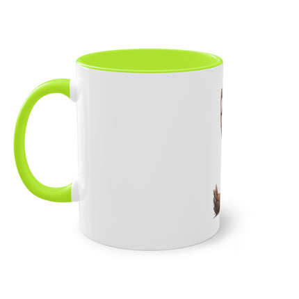 Harmony Two-Tone Coffee Mug: Sip in Style, Revel in Comfort - Swan