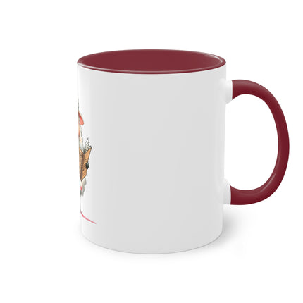 Harmony Two-Tone Coffee Mug: Sip in Style, Revel in Comfort - Sheep