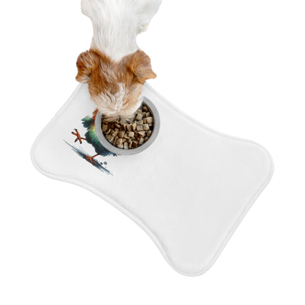 CharmPaws Pet Feeding Mats: Keep Mealtime Mess-Free & Stylish! - Chicken