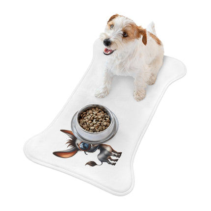 CharmPaws Pet Feeding Mats: Keep Mealtime Mess-Free & Stylish! - Donkey