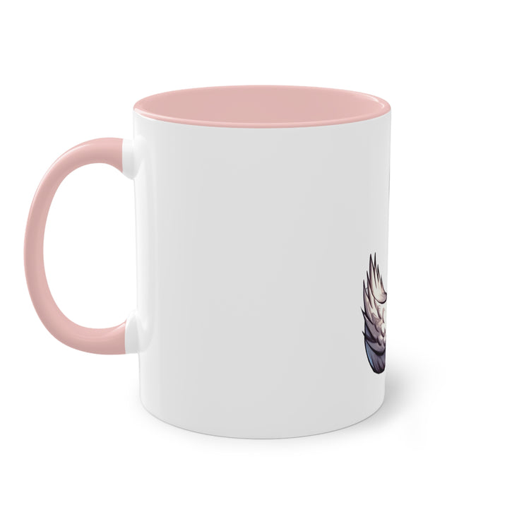 Harmony Two-Tone Coffee Mug: Sip in Style, Revel in Comfort - Swan