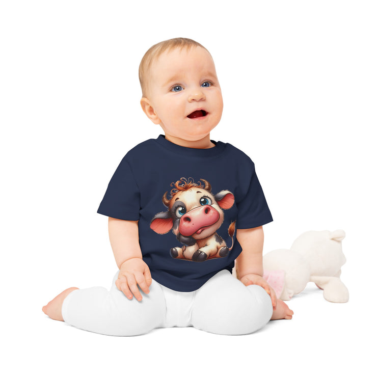 Enchanted Organic Baby Tee: απαλότητα, στυλ, & Sweetness - αγελάδα