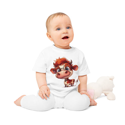 Enchanted Organic Baby Tee: απαλότητα, στυλ, & Sweetness - αγελάδα