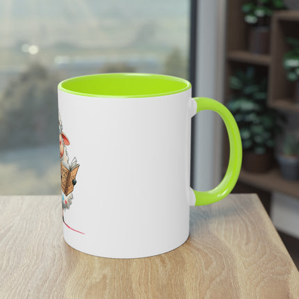 Harmony Two-Tone Coffee Mug: Sip in Style, Revel in Comfort - Sheep