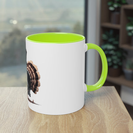 Harmony Two-Tone Coffee Mug: Sip in Style, Revel in Comfort - Turkey