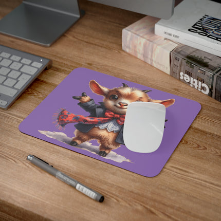 WhimsyWonder Desk Mouse Pad: Εξατομικευμένη γοητεία για το χώρο εργασίας σας - κατσίκα στο κοστούμι εργασίας