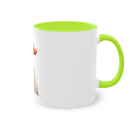 Harmony Two-Tone Coffee Mug: Sip in Style, Revel in Comfort - Swan