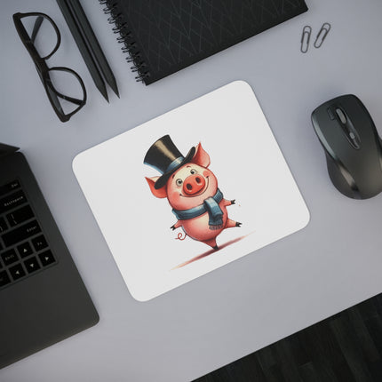 WhimsyWonder Desk Mouse Pad: fascino personalizzato per il tuo spazio di lavoro - ballo in cappello a cilindro