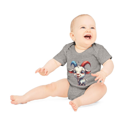 SnuggleNest Organic Baby Short Sleeve Bodysuit