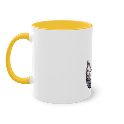 Harmony Two-Tone Coffee Mug: Sip in Style, Revel in Comfort - Swan