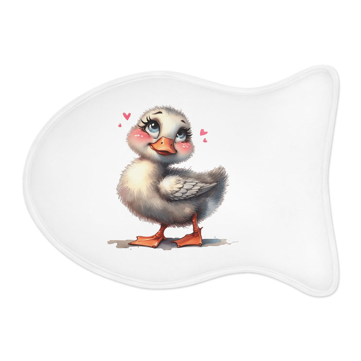 CharmPaws Pet Feeding Mats: Keep Mealtime Mess-Free & Stylish! - Duck