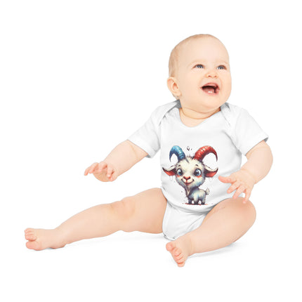 SnuggleNest Organic Baby Short Sleeve Bodysuit