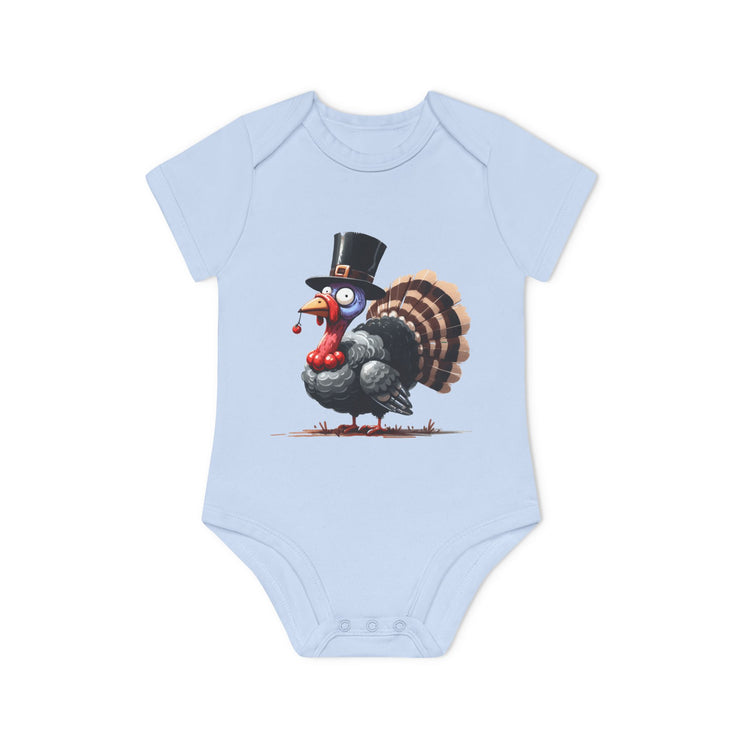 SnuggleNest Organic Baby Bodysuit (Short Sleeves) Turkey