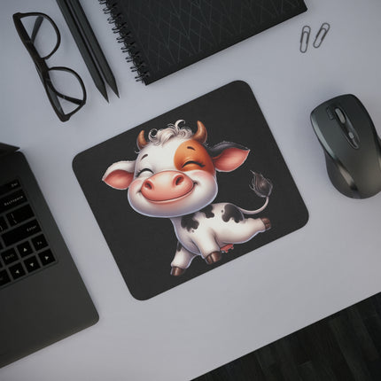 WhimsyWonder Masa Mouse Pad: Çalışma Alanınız İçin Kişiselleştirilmiş Cazibe - Sevimli Bebek İnek