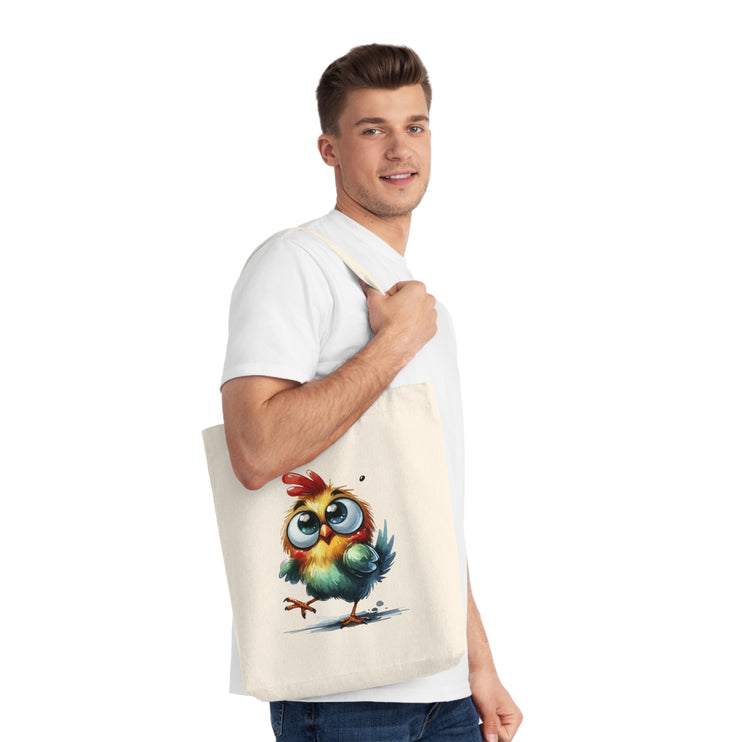 Καμβά sustainstyle Tote Bag: Eco -Conscious Fashion - Κοτόπουλο