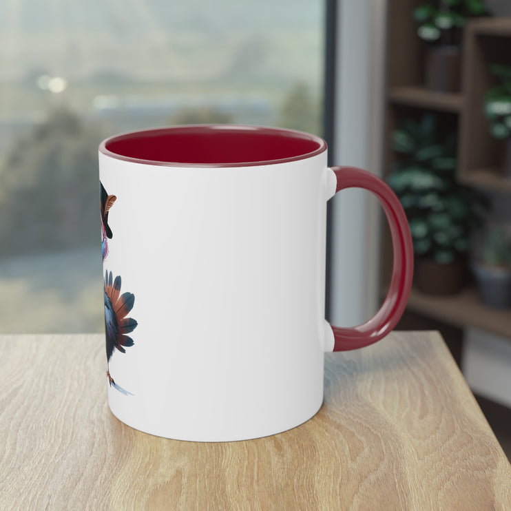 Harmony Two-Tone Coffee Mug: Sip in Style, Revel in Comfort - Turkey