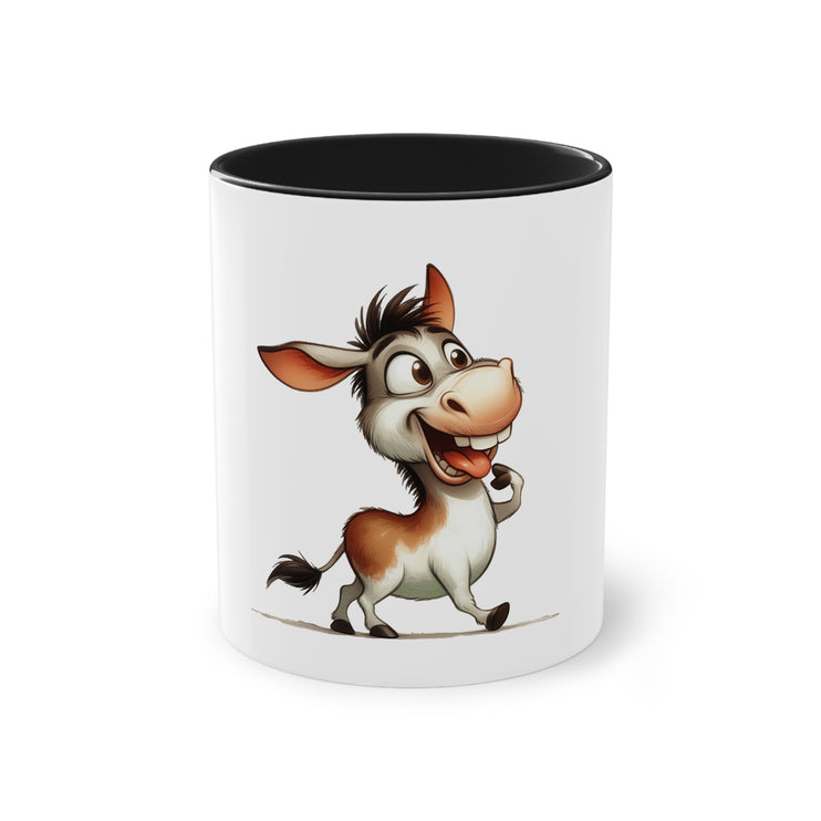 Harmony Two-Tone Coffee Mug: Sip in Style, Revel in Comfort - Donkey