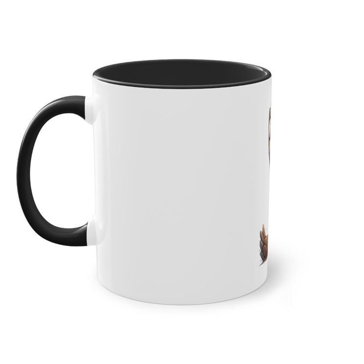 Harmony Two-Tone Coffee Mug: Sip in Style, Revel in Comfort - Swan