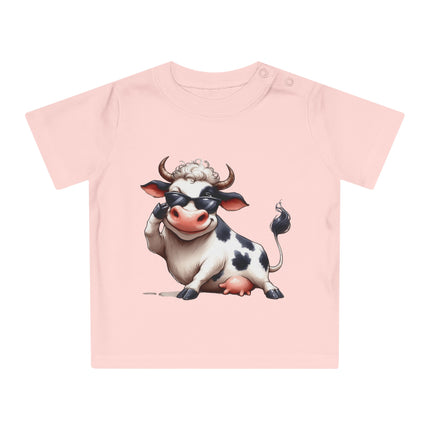 Enchanted Organic Baby Tee: απαλότητα, στυλ, & Sweetness - αγελάδα