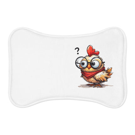 CharmPaws Pet Feeding Mats: Keep Mealtime Mess-Free & Stylish! - Rooster