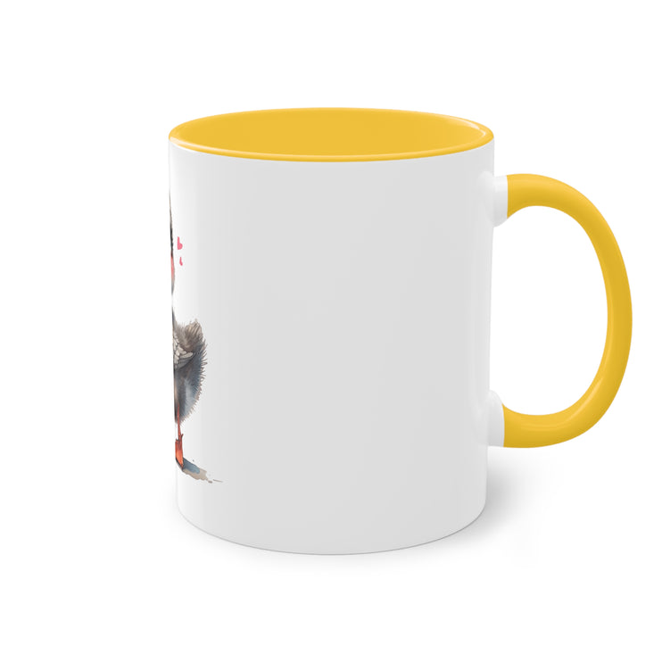 Harmony Two-Tone Coffee Mug: Sip in Style, Revel in Comfort - Duck