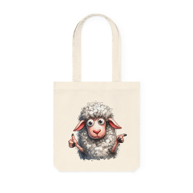 Καμβά sustainstyle Tote Bag: Eco -Conscious Fashion - πρόβατα