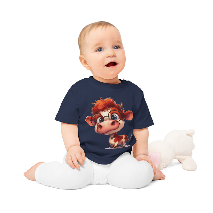 Enchanted Organic Baby Tee: απαλότητα, στυλ, & Sweetness - αγελάδα