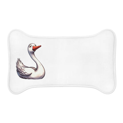 CharmPaws Pet Feeding Mats: Keep Mealtime Mess-Free & Stylish! - Swan