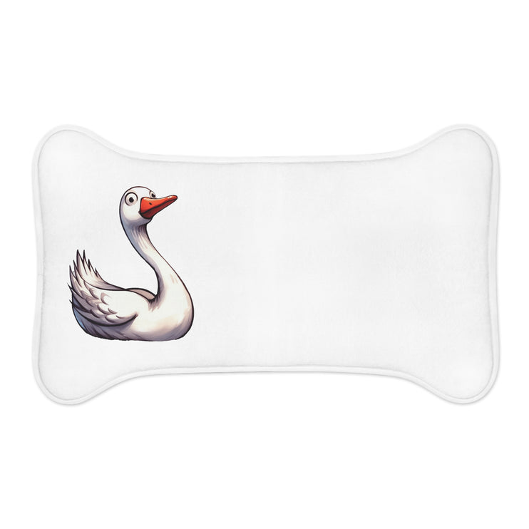 CharmPaws Pet Feeding Mats: Keep Mealtime Mess-Free & Stylish! - Swan