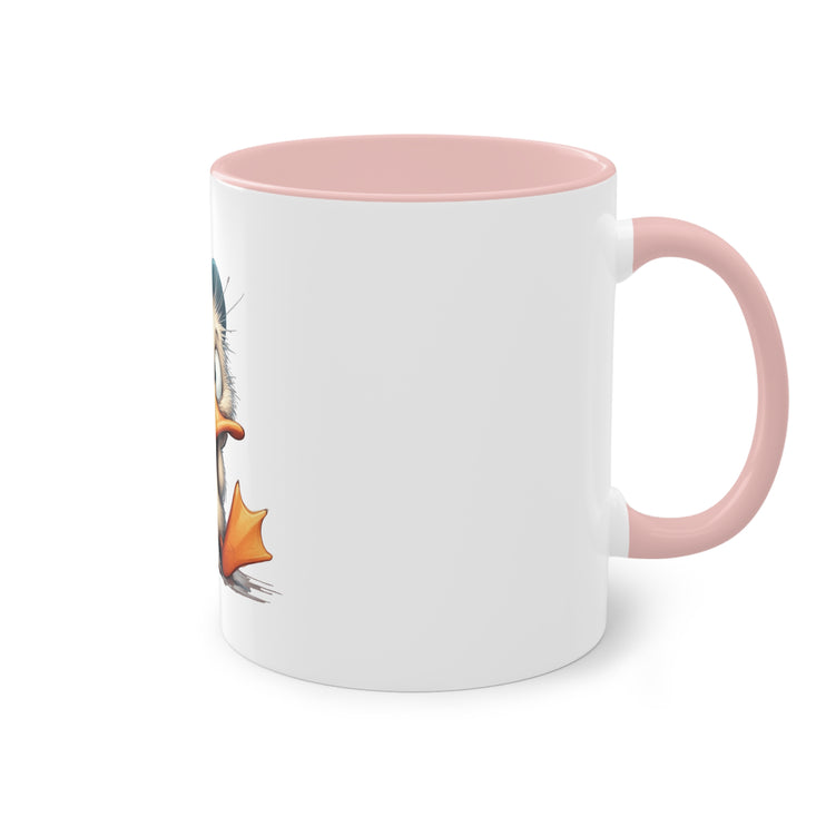 Harmony Two-Tone Coffee Mug: Sip in Style, Revel in Comfort - Duck