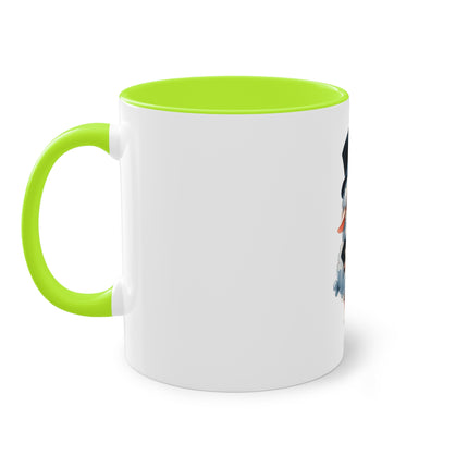 Harmony Two-Tone Coffee Mug: Sip in Style, Revel in Comfort - Sheep