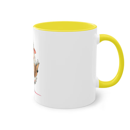 Harmony Two-Tone Coffee Mug: Sip in Style, Revel in Comfort - Sheep