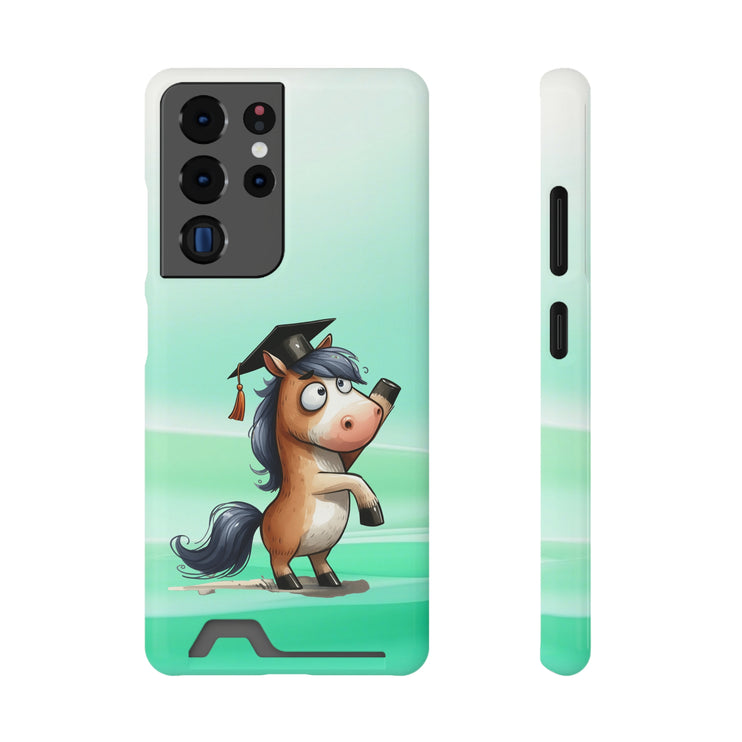 EnchantGuard Phone Case with Card Holder: Style Meets Functionality - Donkey