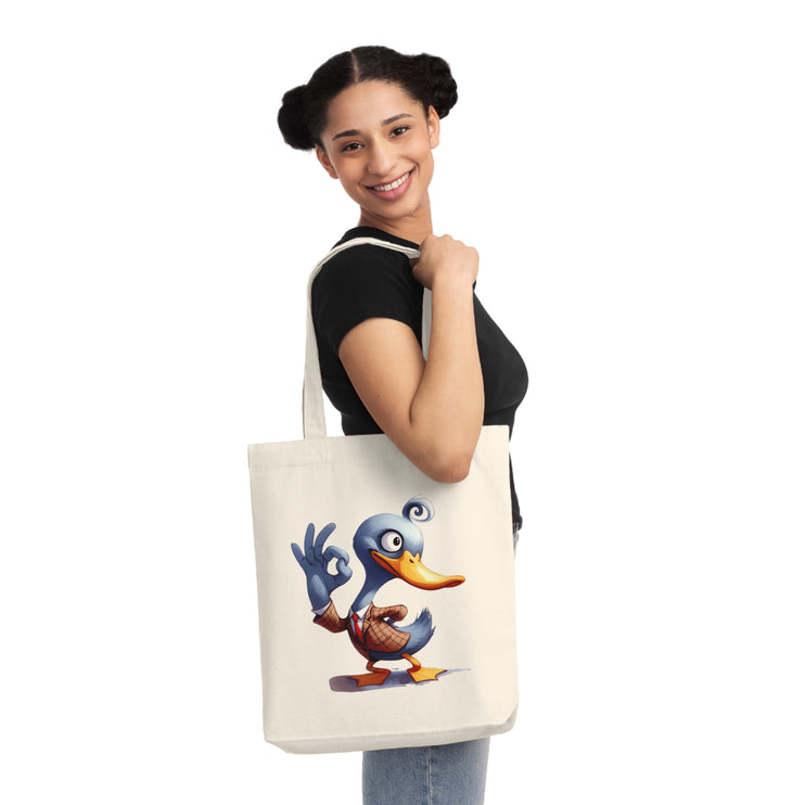 Καμβά sustainstyle Tote Bag: Οικολογική συνειδητή μόδα - πάπια