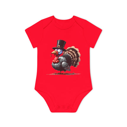 SnuggleNest Organic Baby Bodysuit (Short Sleeves) Turkey