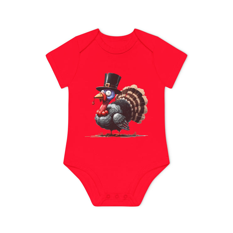 SnuggleNest Organic Baby Bodysuit (Short Sleeves) Turkey