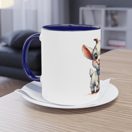 Harmony Two-Tone Coffee Mug: Sip in Style, Revel in Comfort - Goat