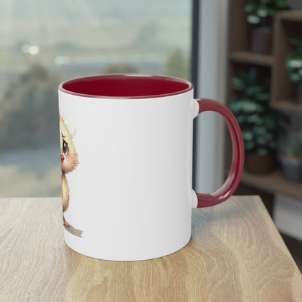 Harmony Two-Tone Coffee Mug: Sip in Style, Revel in Comfort - Duck