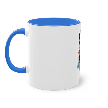 Harmony Two-Tone Coffee Mug: Sip in Style, Revel in Comfort - Sheep