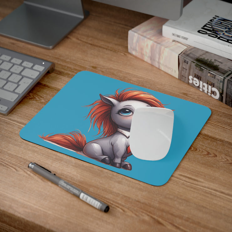 WhimsyWonder Desk Mouse Pad: Εξατομικευμένη γοητεία για το χώρο εργασίας σας - το άλογο μωρών που φορούν γραβάτα.