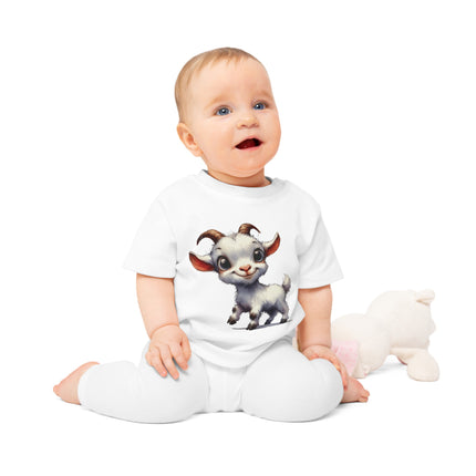 Enchanted Organic Baby Tee: απαλότητα, στυλ, & Sweetness - Cute Baby Goat