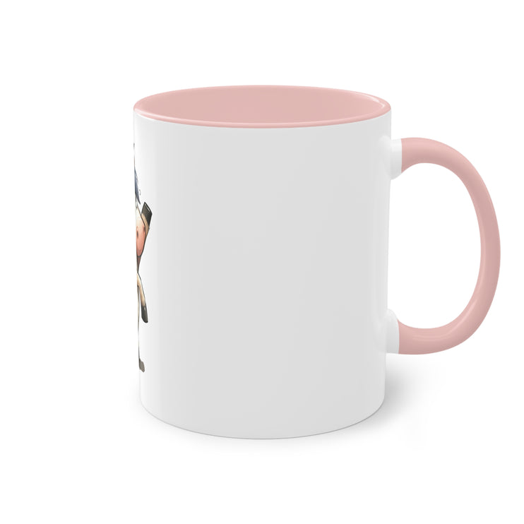 Harmony Two-Tone Coffee Mug: Sip in Style, Revel in Comfort - Horse