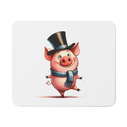 WhimsyWonder Desk Mouse Pad: fascino personalizzato per il tuo spazio di lavoro - ballo in cappello a cilindro